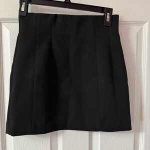 Zara Black Side Zip Mini Skirt Size  XS #2069
